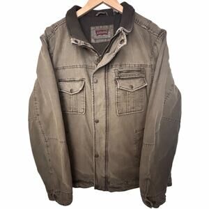 Levi's Olive Utility Jacket Mens XL
